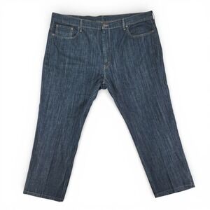 Levi's Mens 44x32 Jeans Denim Blue 569 Loose Straight Classic Casual Pants